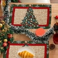 thumbnail image 4 of Manteles individuales navideños Decoraciones navideñas para mesa de comedor Fiudx 16.56 x 13.38 pulgadas, 4 of 6