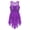 Purple, variant on Kids Girls Sleeveless Sequins Ballet Leotard Tutu Dress for Lyrical Modern Dance Performance Mint Green 6