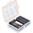 thumbnail image 1 of fuzhong-2-Pack LP-E6 LP-E6N Battery for Canon 5D Mark II, III, IV, 5DS, 5DS R, 6D, 6D Mark II, 7D, 7D Mark II, 60D, 70D, 80D, R, R5, R5C, R6, Ra, XC10, XC15, C700, with Battery Storage Case, 1 of 4
