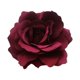 thumbnail image 1 of Horquilla de franela hecha a mano para mujer, elegante, rosa, roja, horquilla, pinzas para el pelo, pieza para la cabeza de dama de honor, Clip de flor nupcial, 1 of 4