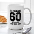 thumbnail image 6 of CafePress - This Is What 60 And Aweso - 15 oz Ceramic Large White Novelty Mug, 6 of 6