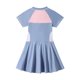 thumbnail image 4 of Odeerbi 2-8 Años Traje de Baño de Una Pieza Para Niñas Vestido de Baño de Verano Con Shorts Traje de Baño de Playa Color Sólido Traje de Baño de Manga Corta Con Media Cremallera, 4 of 6