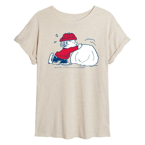 Peanuts - Linus Snowball - Juniors Ideal Flowy Muscle T-Shirt
