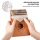 thumbnail image 2 of Juego De 2 Instrumentos Musicales De 17 Teclas Kalimba Thumb Piano Wood Finger Mbira Sunnimix Piano de pulgar Kalimba 17 teclas, 2 of 8