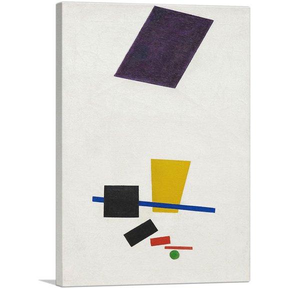 ARTCANVAS Painterly Realism of a Football Player 1915 Canvas Art Print by Kazimir Malevich - Size: 18" x 12" (1.50" Deep)
