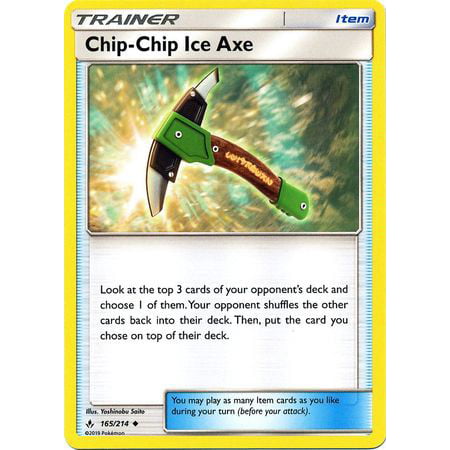 Pokemon Unbroken Bonds Chip-Chip Ice Axe #165