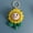 Yellow Sunflower Smiley Face Pendant, variant on Super cute cartoon hand-woven sunflower pendant, adorable smiling face flower keychain, creative handmade bag accessory