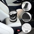 thumbnail image 6 of Kdxio Abstract Black White Swirls Car Trash Can Garbage Car Accessories Trash Can Car Waste Bin for for Driver and Passenger Any Vehicle, 6 of 7
