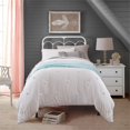 thumbnail image 6 of Hillsdale Furniture Jocelyn Vintage Metal Twin Headboard, Soft White, 6 of 7
