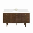 thumbnail image 2 of James Martin Vanities 670-V60s-1Wz Amberly 60" Single Basin Wood Vanity Set - Mid-Century, 2 of 2