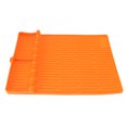 thumbnail image 2 of Silicone Grill Pad, Silicone Griddle Tools Mat Anti Scratch Heat Proof Anti Slip Easy To Clean Multi Functional  for Cooking Orange,Grey, 2 of 7