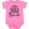 thumbnail image 3 of Inktastic Mimi and Papaw Love Me Boys or Girls Baby Bodysuit, 3 of 5