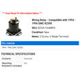 thumbnail image 2 of Wiring Relay - Compatible with 1994 - 1996 GMC K2500 1995, 2 of 2