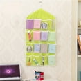 thumbnail image 5 of Rack Storage Closet Wardrobe Hanging Shelf Organizer 16-Pockets for Clothes Sock, 5 of 5