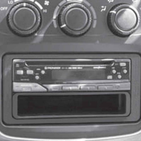 Metra - Dash Kit for Select 2001-2007 Toyota DIN DDIN - Matte Black