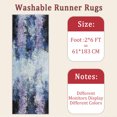 thumbnail image 6 of 2x6 FT Kitchen Runner Rugs Non Skid Washable, Faux Wool Rug Runners for Hallways Bathroom Carpet Runner, Soft Indoor Modern Floor Rug for Entryway Laundry Room, 6 of 11