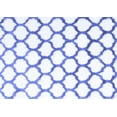 thumbnail image 1 of Ahgly Company Indoor Rectangle Trellis Blue Contemporary Area Rugs, 8' x 10', 1 of 4