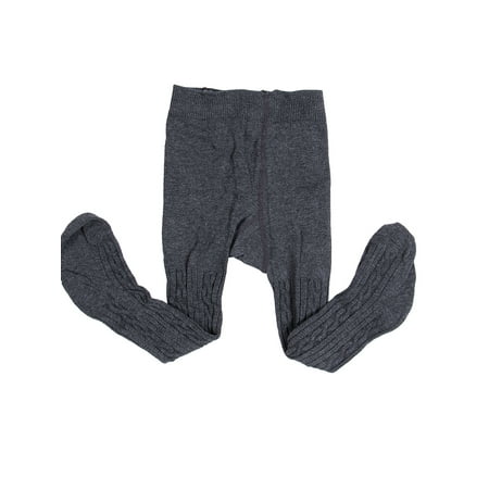 

CenturyX 0-6T Toddler Newborn Girl Cotton Warm Pantyhose Stretch Stockings Soft High Waist Leggings Tights Dark Grey 2-4T