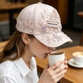 thumbnail image 3 of 3d Musical Instrument Embroidery Cap, 3d Musical Instrument Embroidered Baseball Cap For Women Style Alternative, Printed Raised Dimensional Effects, Outdoor Travel Streetwear Hat, 3 of 7