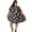 Black, variant on Women's Plus Size Ruffled Babydoll Dress