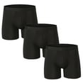 thumbnail image 7 of Alpine Swiss Mens Boxer Briefs 3 Pack Underwear Breathable Comfortable Trunks, 7 of 7