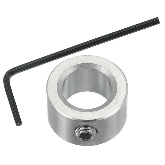Uxcell Bore Shaft Collar, 304 Stainless Steel Shaft Locking Collars Landing Gear Stopper Wheel Collar 1/2",7/8"
