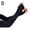 black, variant on 1 Pair Unisex Cooling Arm Sleeves, Breathable UV Protection Sunblock Hand Cover for Cycling Running Golf Outdoor Sports, Quick Dry Ice Silk, Black L