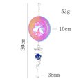 thumbnail image 5 of Gradient Color Wind Spinner Stabilizer Gazing Ball Spiral Tail Tree of Life Wind Chimes Catcher Pendant Garden Hanging Decor, 5 of 5