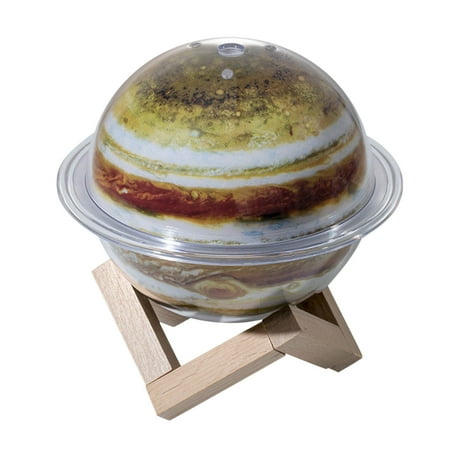 

PRINxy USB Planet Humidifier Mini Portable Car Small Air Sprayer Home Bedroom Night Light Ultra Quiet & Easy to Clean for Baby Bedroom Car Desk Plant Office Brown