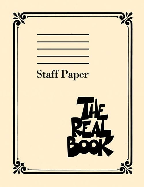 The Real Book Staff Paper (Paperback)