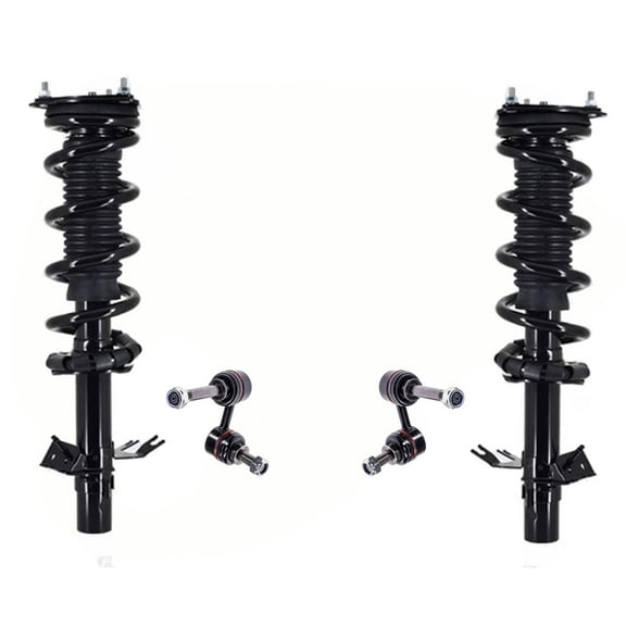 Front Complete Struts & Links For 2014-2017 Infiniti QX70 3.7L All Wheel Drive