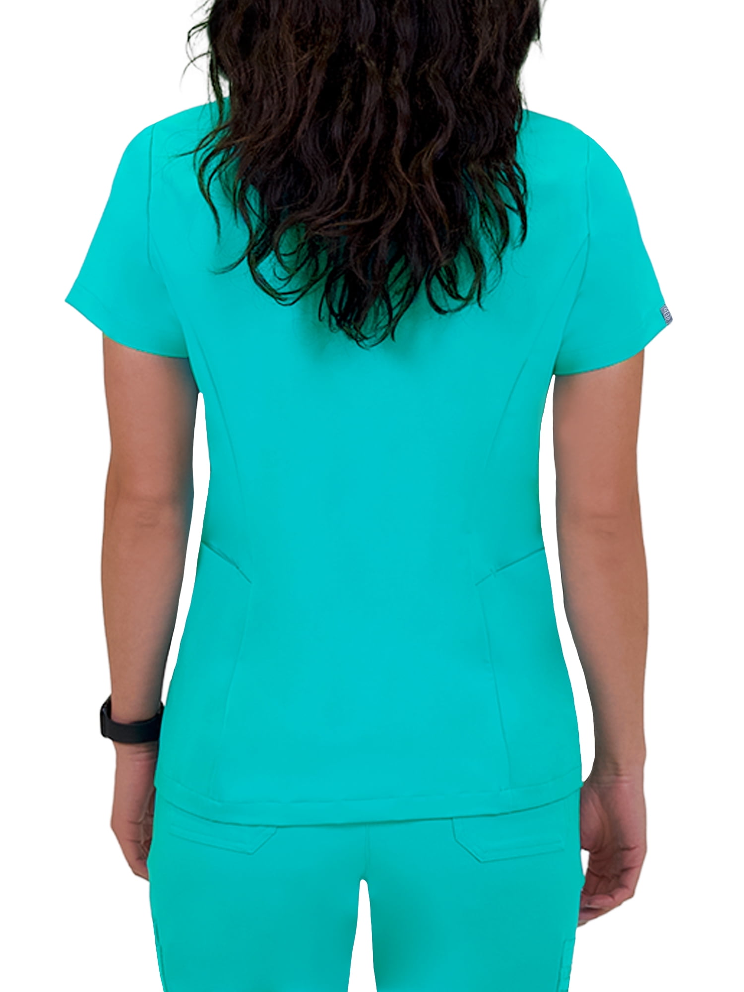 Doctor's Choice Elite-Rx Antimicrobial Fluid-Resistant Women's Scrub Top, 2 Pockets, Sizes S - XXXL