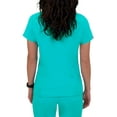 thumbnail image 4 of Doctor's Choice Elite -Rx Scrubs Women's Scrub Top Teal S - XXXL, 4 of 7
