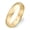 14K Yellow Gold, variant on Wedding Band Solid 10K Yellow Gold 4mm Plain Ring, Size 8