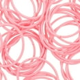 thumbnail image 4 of LOLIPPYY 100Pcs Pink Hair Tie Holder Thin Stretch Rubber Bands for Everyday Outfit Match, 4 of 8