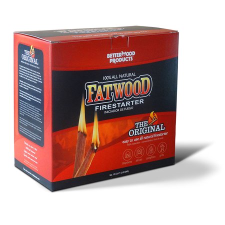 Betterwood Products 9987 Natural Pine Hand Split Fatwood 5 Pound Fat (Best Natural Fire Starter)