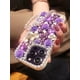thumbnail image 3 of Fashionable Rhinestone Flower Design Hand Strap Phone Case Compatible With Iphone 14 Pro max Xr, 3 of 4