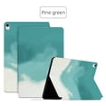 thumbnail image 1 of ELEHOLD for iPad 10th Generation 10.9 inch 2022 Colorful Case, Slim Lightweight Smart Auto Sleep/Wake Stand Stripe Non-Slip Shockproof Watercolor Painting Style Case, Pine Green, 1 of 9