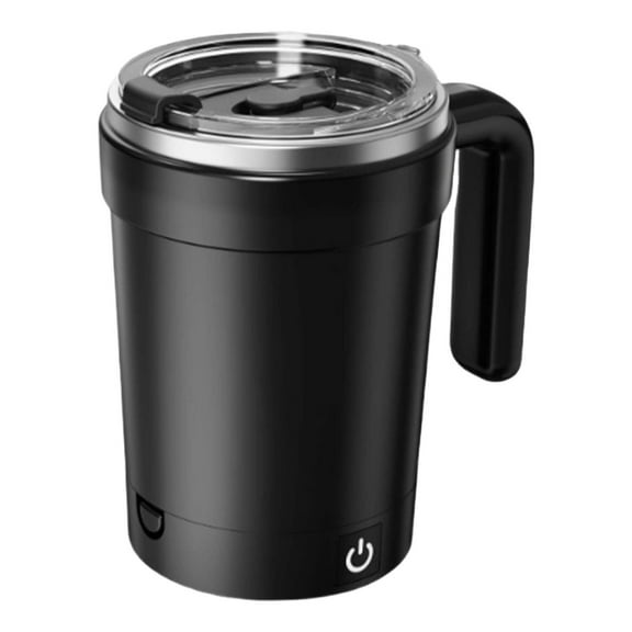 Self Stirring Coffee Mug with Temperature Display, Rechargeable Stirring Mug, Automatic Self Stirring Cup with Lid, For Coffee, Milk and Other Beverages