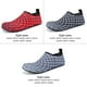 thumbnail image 3 of Naiovety 1 par de zapatos de agua para correr calcetines descalzos zapatillas de deporte calzado de verano Tacos atléticos Gris oscuro 40/41, 3 of 6