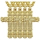 thumbnail image 1 of Cadenas de Modernas SacredDiamon07 5Pzas Oro Collar Cruz Dije 3.5x5.7cm Metal., 1 of 5
