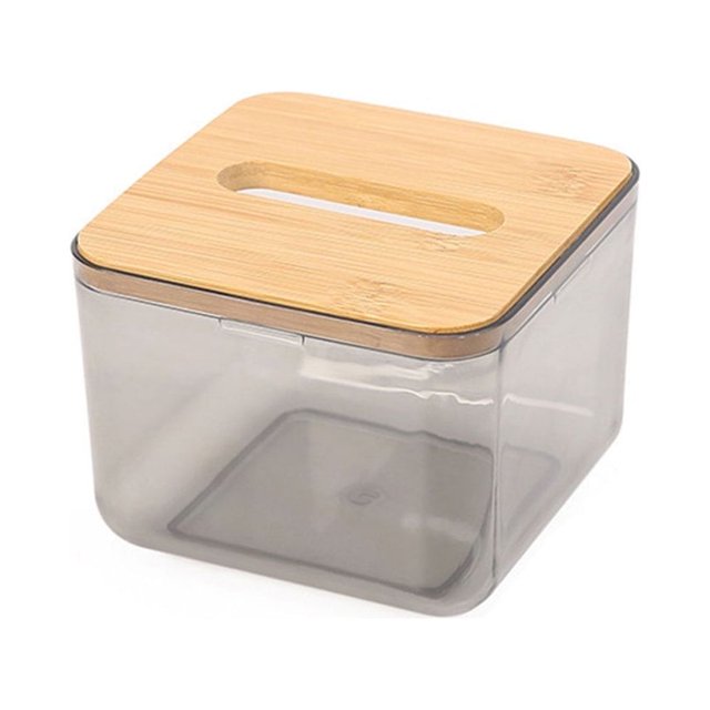 MesaSe Living Room Bedroom Roll Tissue Box Multi Use Tissue Container Box for Automotives Bars Office