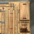 thumbnail image 6 of Clearance!Cribbage Wars Board Game, Cribbage War Game, 2024 New Wooden Cribbage Board Game Set, Fun Table Game with Wooden Board, for Adults and Kids (1Pc), 6 of 6