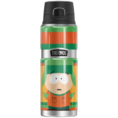 South Park Kyle THERMOS STAINLESS KING Stainless Steel Drink Bottle, Vacuum insulated & Double Wall, 24oz