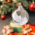 thumbnail image 2 of Transparente, Bola De Plumas Redonda, Adornos De Bolas De Plástico Transparente, Decoración De Árbol De Navidad, Colgante Conmemorativo, Regalo sonducket HA042018-03, 2 of 6