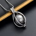 thumbnail image 3 of Teardrop with Keepsake Urn Cremation Jewelry for Ashes Holder Necklace Memorial Jewelry Pendent for Ashes and Chain, 3 of 8