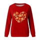 thumbnail image 4 of Camiseta de manga larga DecSea para mujer, ideal para otoño, para Halloween, Acción de Gracias, informal, con estampado de calabaza y pavo, 4 of 4