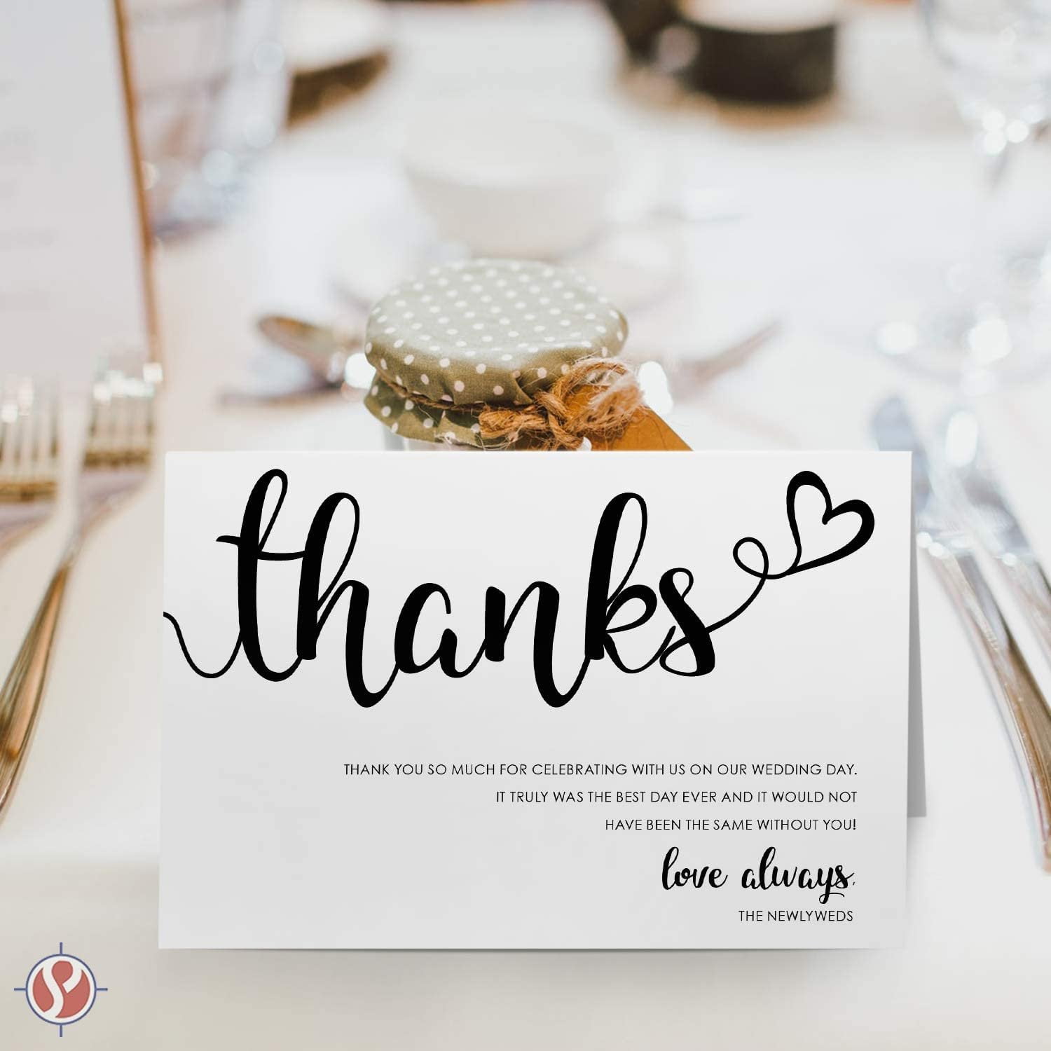 Cooking Dining Home Kitchen Giftideaworkshop 50 Wedding Reception Thank You Cards Floral Thank You Table Place Setting Cards Great Addition To Your Table Centerpiece 4x6 Inch Place Setting And Wedding Decorations Place