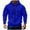 Blue, variant on Fashion YLSDY Hoodies for Men Full Zip Mens Hoodies Fleece Casual Drawstring Long Sleeve Sweatshirts Sports Hooded Jacket Black XXL