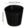 thumbnail image 1 of JJKBVCLO 100pcs Household Garden Black Plastic Nutrition Pots Practical Durable Soft Nutrition Pots, 1 of 7